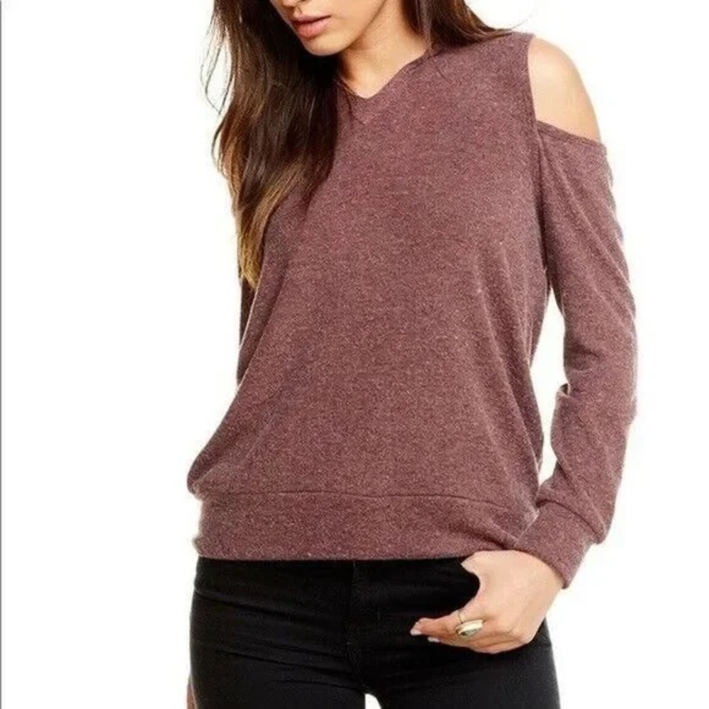 NWT Chaser Love Knit Open Shoulder - Super Soft. size Medium.